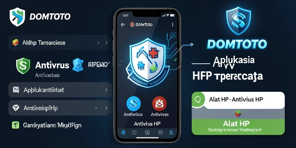 Antarmuka DOMTOTO menampilkan pemindaian cepat dan laporan keamanan.