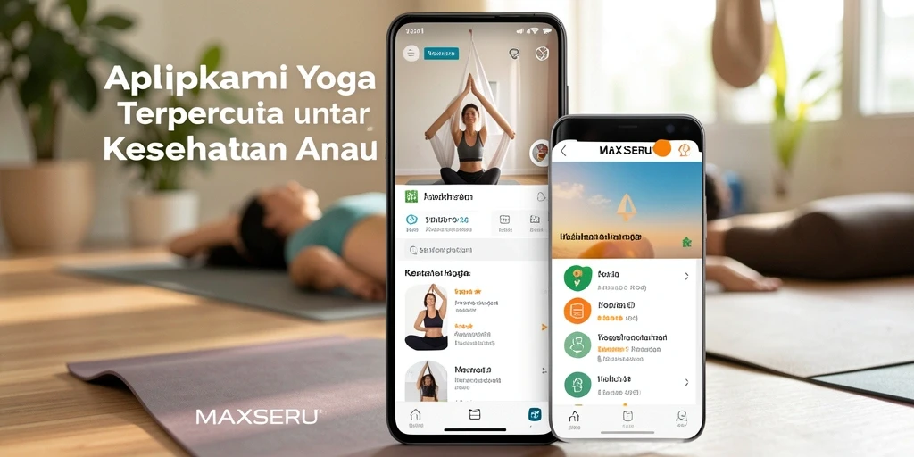 Tampilan antarmuka aplikasi MAXSERU yang sederhana dan intuitif.