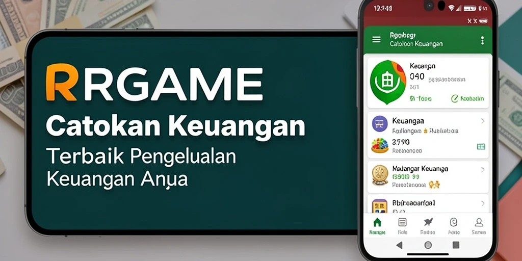 Tampilan antarmuka RPGAME yang bersih dan fungsional untuk Catatan Keuangan.